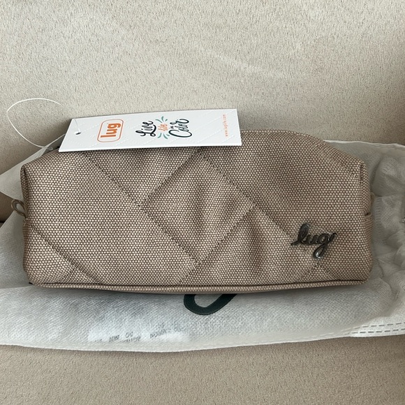 lug Accessories Nwt Lug Jib Matte Luxe Vegan Leather Zip Pouch In